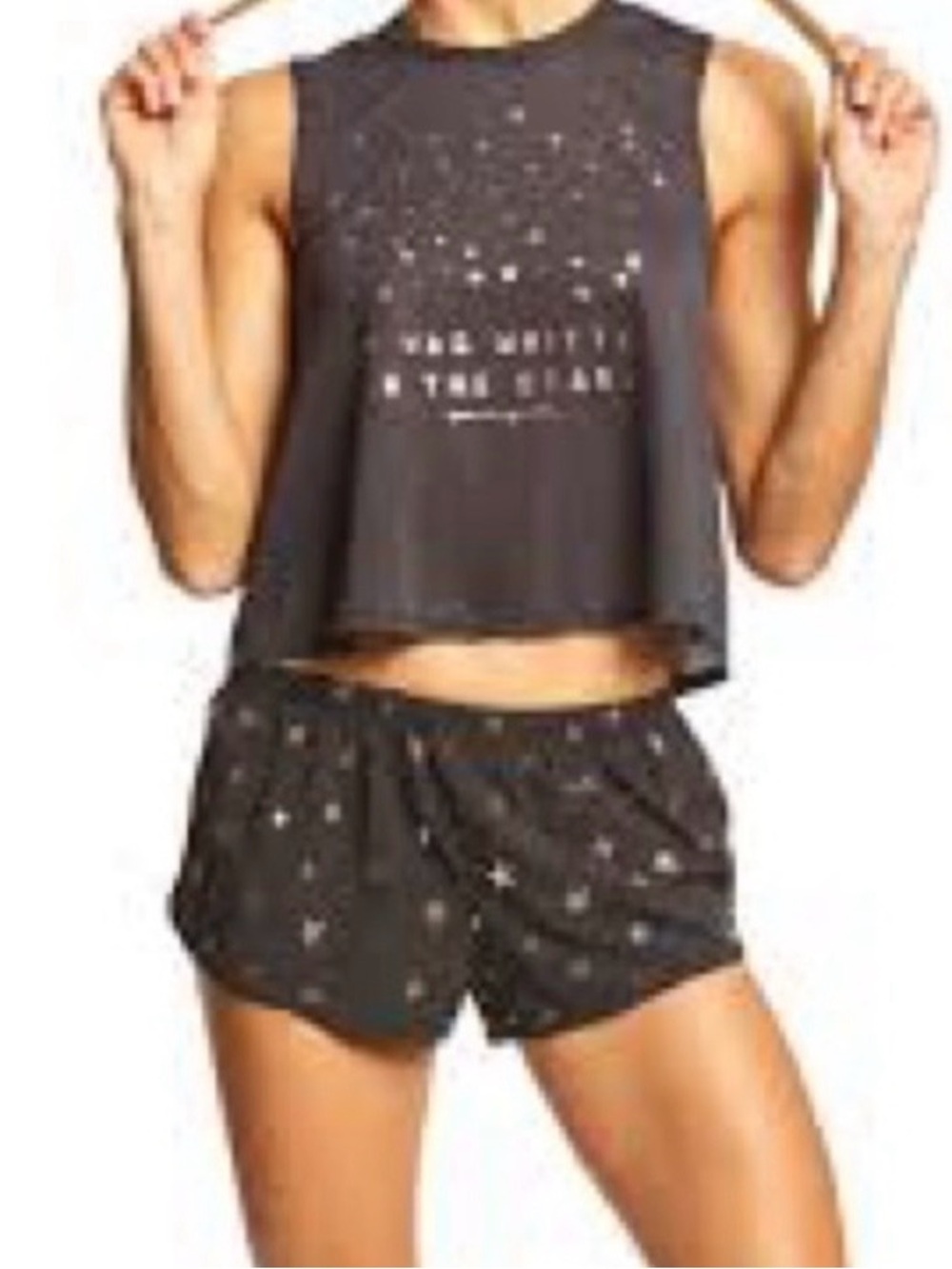 Spiritual Gangster Stars Perfect Lounge Preppy Witchy Goth Grunge Short Shorts L
